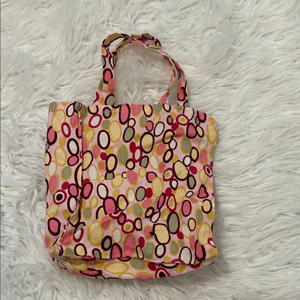 Stylish Denim and Patterned Mini Tote Bag Set - Picture 9 of 12